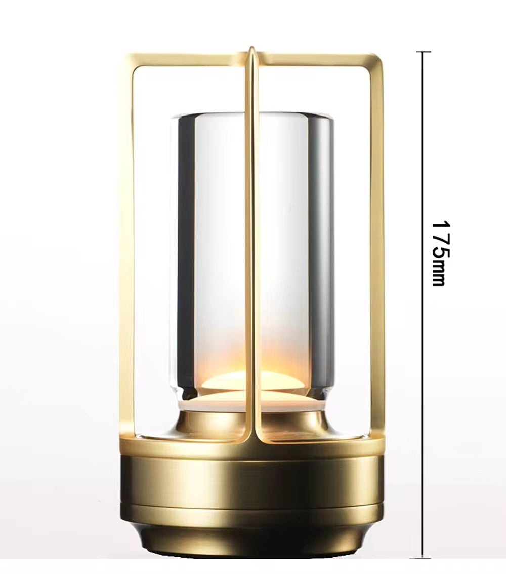 IndustrialNest: Rechargeable Crystal Lamp Bedside Table Bedroom Led Touch Table Lamp Restaurant Decoration Atmosphere Night Light