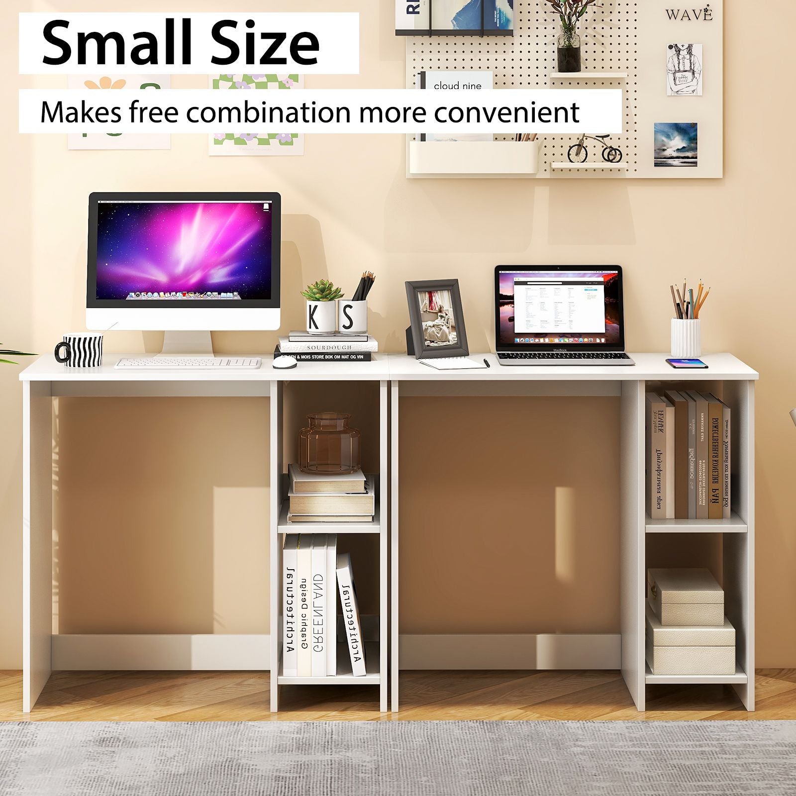 31.5 Inch Home Office Desk for Small Space