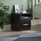 Arkadij 2 Drawer beside Table with Metal Runners, Modern Bedroom Storage Cabinet