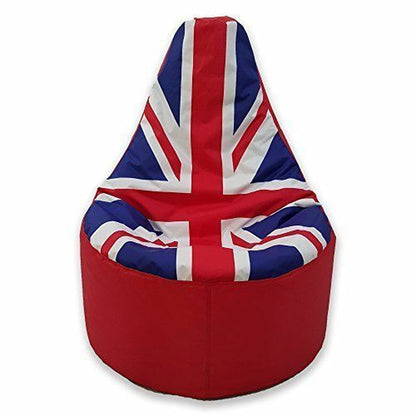 Bean Bag Union Jack Large Gamer Seat Beanbag Outdoor Gaming Garden Big Chair