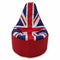 Bean Bag Union Jack Large Gamer Seat Beanbag Outdoor Gaming Garden Big Chair