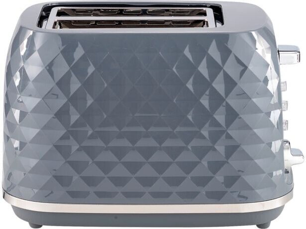 Dimond Textured Kettle and 2 Slice Toaster