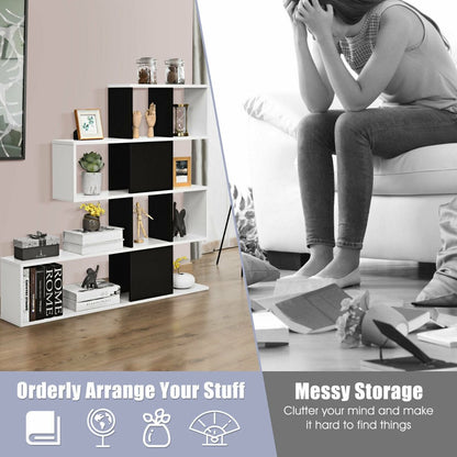 5-Tier Display and Storage Bookshelf for Home and Office