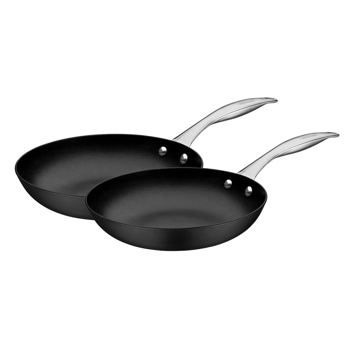 Enamel Cast Iron Frying Pan Set, 2 Piece