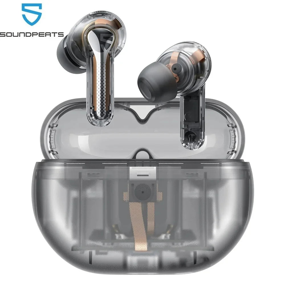 Capsule3 Pro Wireless Earbuds with Hi-Res and LDAC, 43Db Hybrid ANC Bluetooth 5.3 Earphones with 6 Mics, Total 52 Hrs