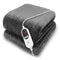 WinterNest: Electric Heated Blanket Throw 9 Heat Settings 160X120Cm Grey Overheat Protection