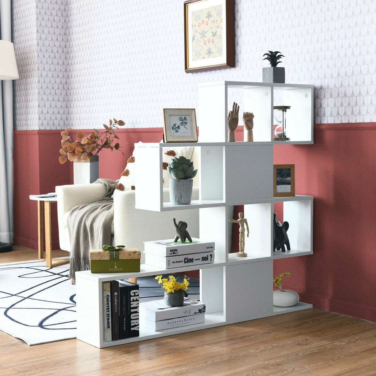 5-Tier Display and Storage Bookshelf for Home and Office