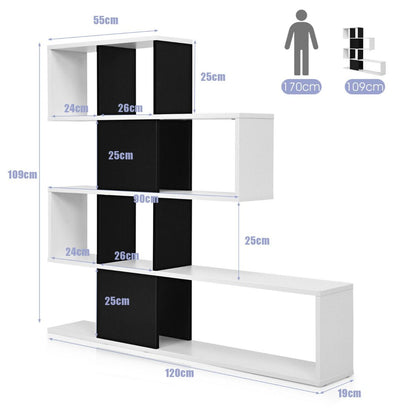 5-Tier Display and Storage Bookshelf for Home and Office